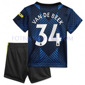 Barn Fotballdrakter Manchester United Donny van de Beek 34 Tredje 2021-22 Kortermet